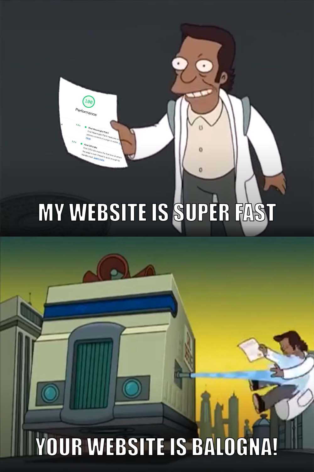 Your website is bologna