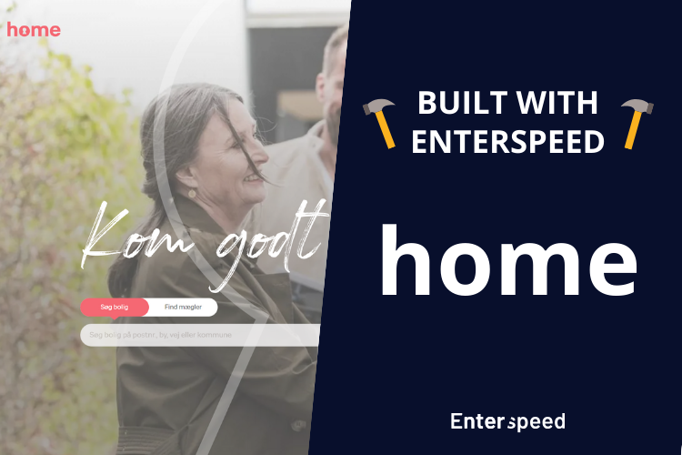Thumbnail for blog post: home is live on Enterspeed 🎉